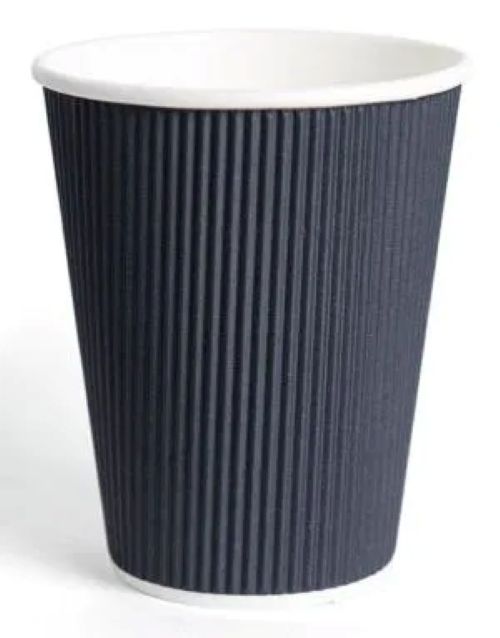 DOUBLE WALLED BLACK CUP 12 OZ 500 PCS