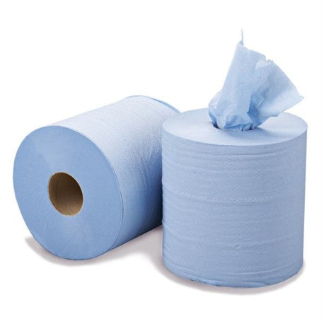 ECO CENTRE FEED ROLLS BLUE
