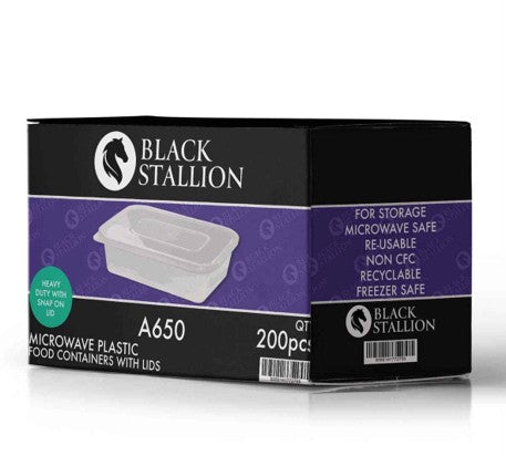 STALLION 650 MICROWAVEABLE CONTAINERS