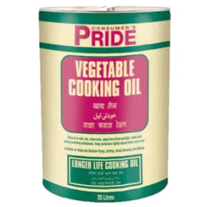 VEGETABLE OIL PRIDE TIN 20 L